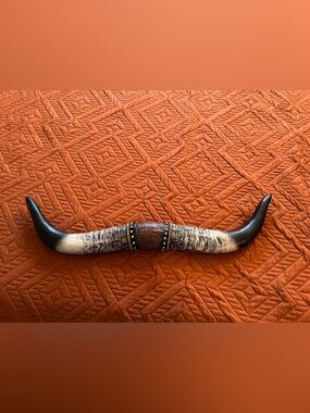 Hobby Lobby Black & Brown Western Wall Horn Accent